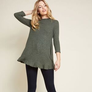 ModCloth Love of Ruffles Knit Tunic